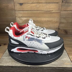 Under Armour HOVR Infinite Summit 2 Womens Size 7 White Black Red Running Shoes